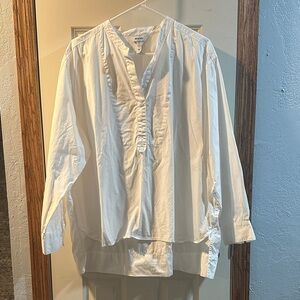 Spanx Poplin Tuxedo Shirt